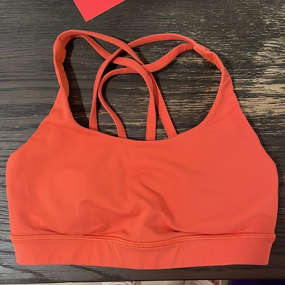 Lululemon energy bra red/orange - Picture 2 of 4